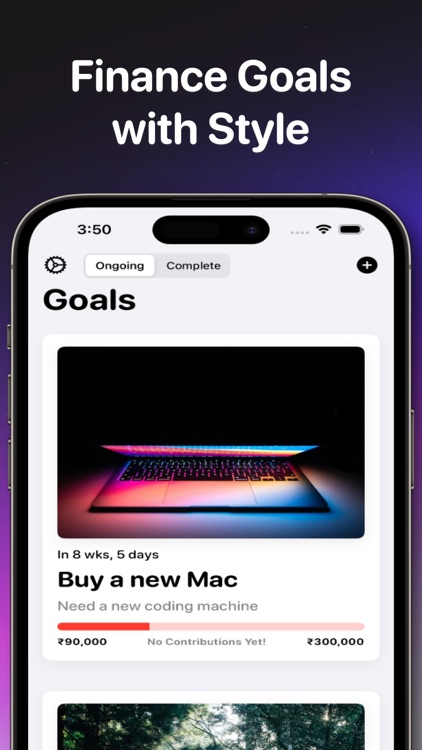 Goaley - Finance Goals Tracker screenshot-3