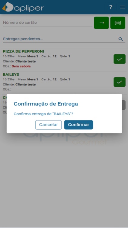 Apliper Gourmet - Garçom screenshot-3