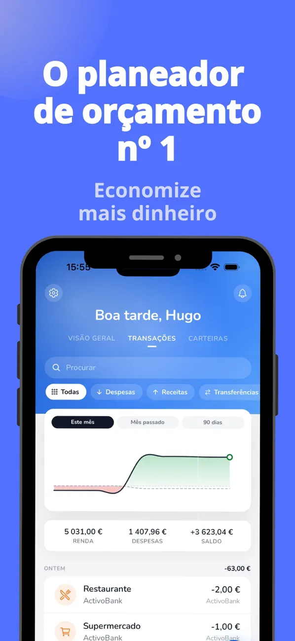Screenshot #1 pour amie - budget intelligent IA