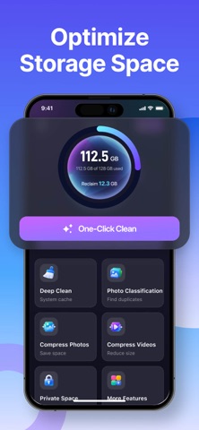 PurifyCleaner iPhone screenshot 1