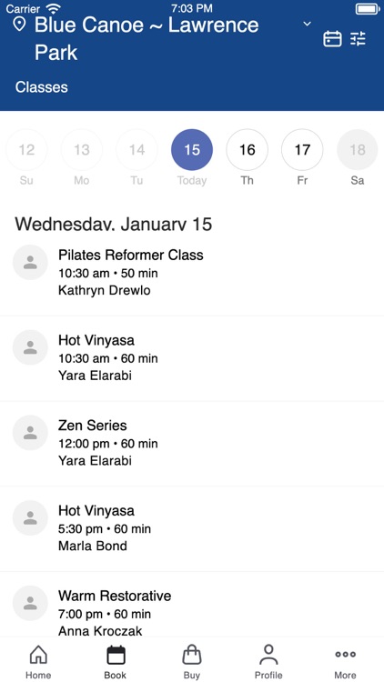 Blue Canoe ~ A Zen Gym