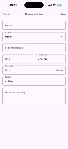 Soger Bill Tracker screenshot
