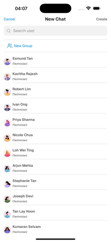 OnSite Communications iPhone screenshot