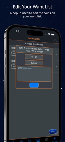 Capped Bust Dime iPhone screenshot