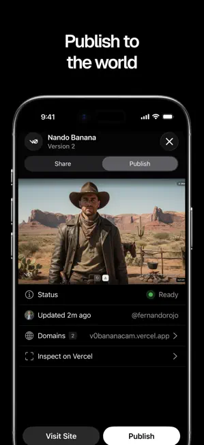 v0 iPhone screenshot 3