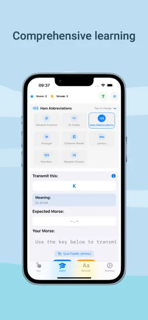 Morse Sensei screenshot 2