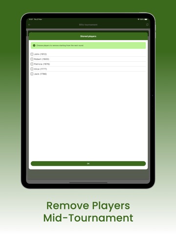 Chess Tournament Manager Pro iPad screenshot