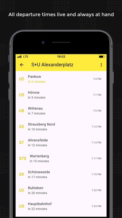 BVG Live Timetable