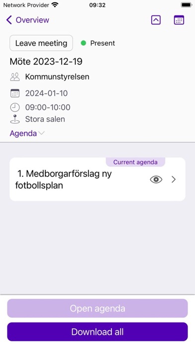Meetings Plus by Formpipe Screenshot