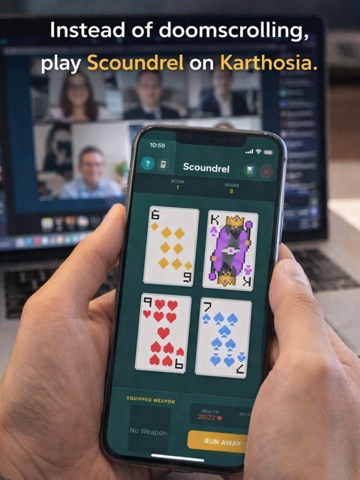 Karthosia - offline card games iPad screenshot