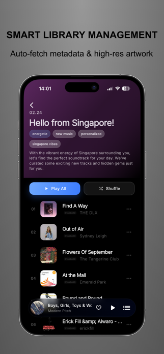 EchoSpace - AI Music Player Screenshot 2 of 3