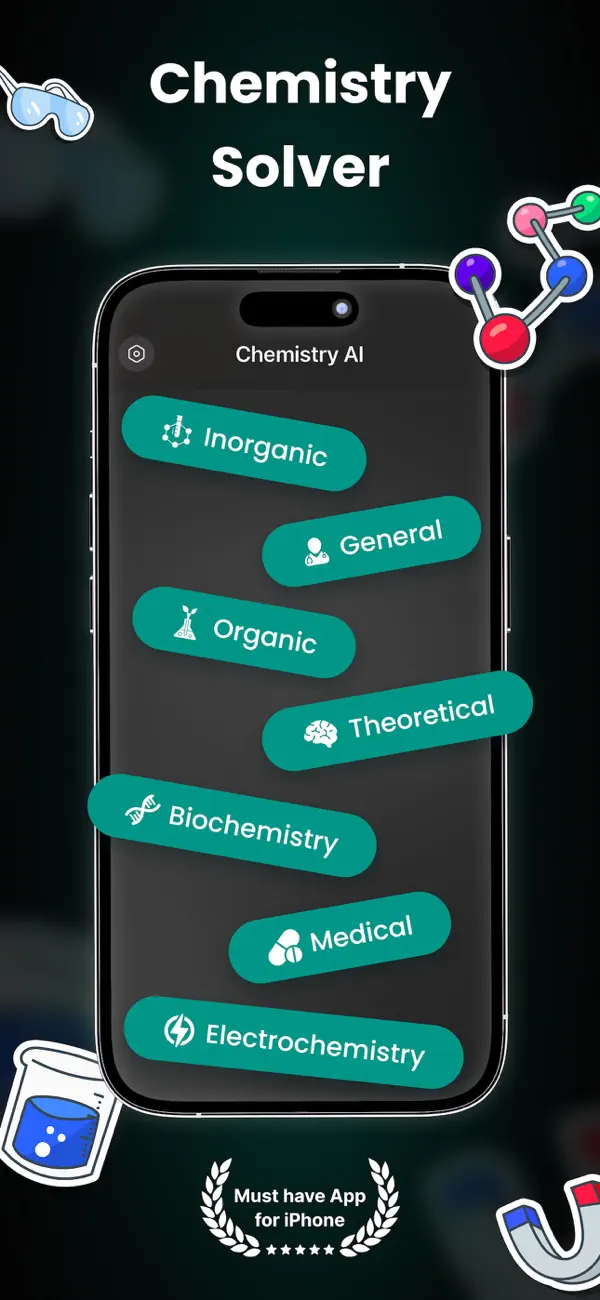 Screenshot #1 pour Chemistry Solver Homework AI