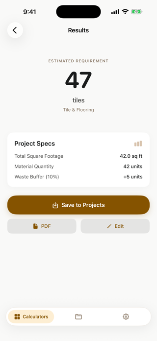 Material Calculator Pro Screenshot 4 of 7