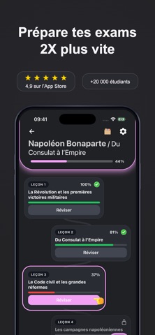 Atom AI: Révision & Flashcards screenshot