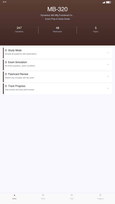 Screenshot #2 pour MB-320 D365 Manufacturing Prep