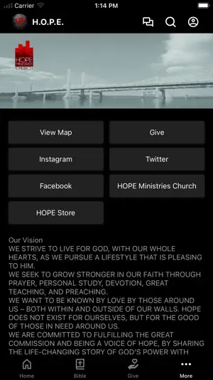 H.O.P.E. Ministries Church screenshot 3