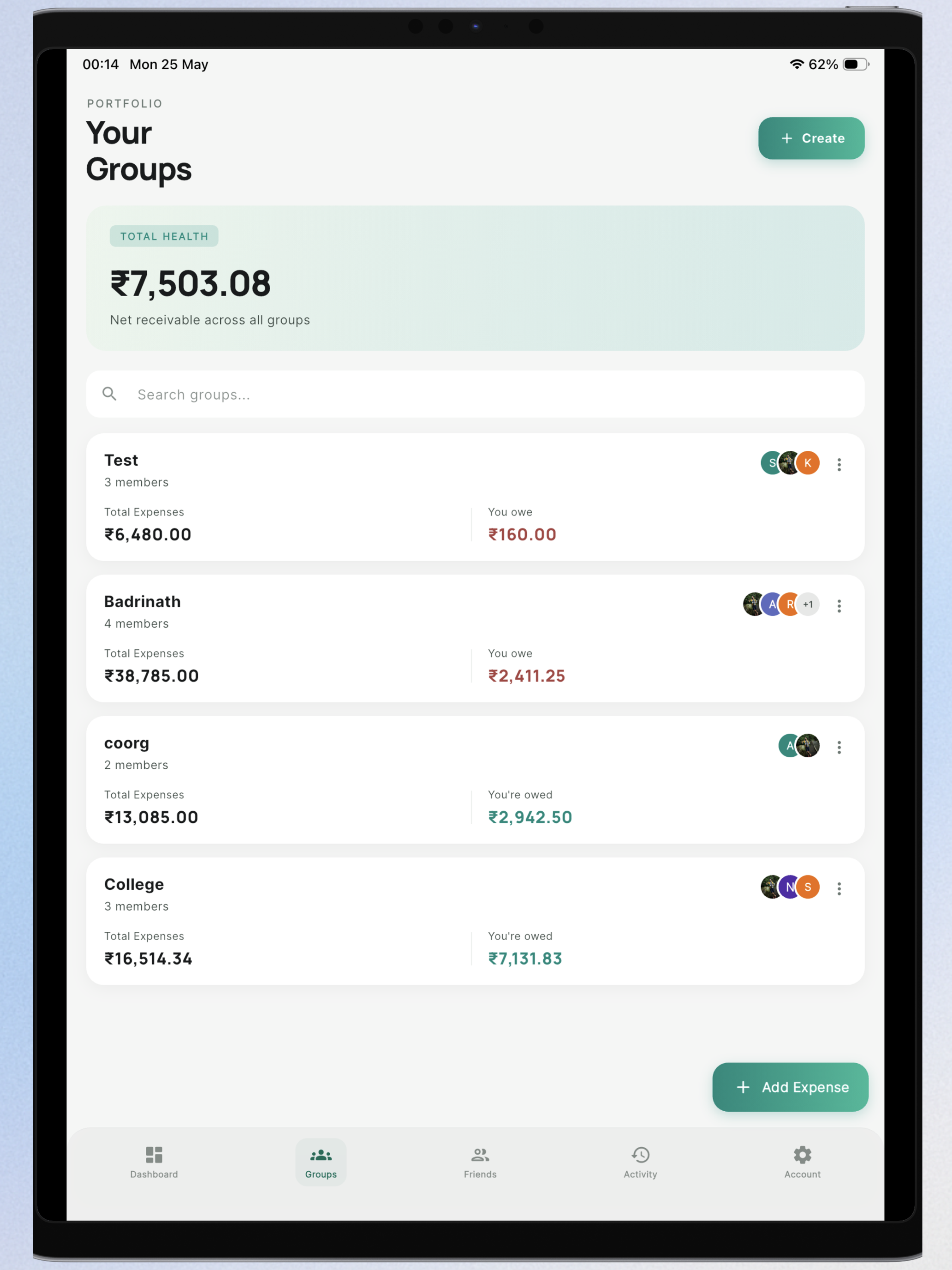 Splitwell: Split Expenses