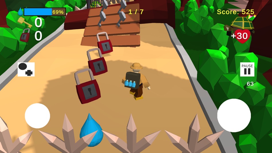 #8. Obeebok Lux: 3D Platformer Run (iOS) 由: Katarzyna Rog