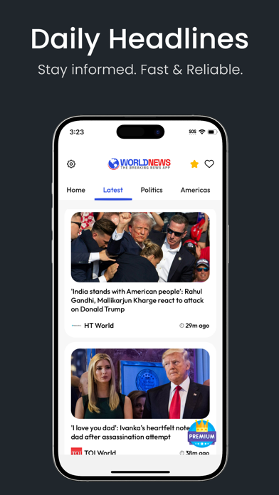 World News: Breaking News App Screenshot