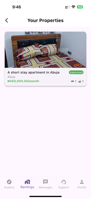 ShortRent App Screenshot 1 of 5