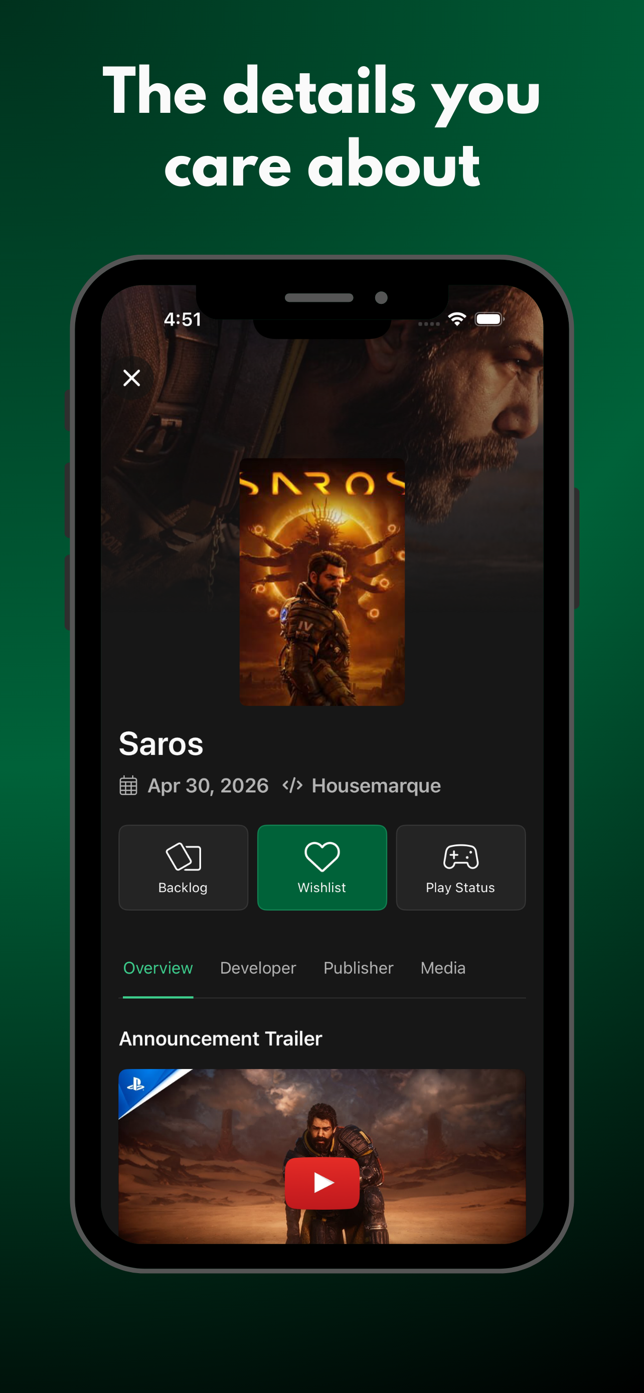 Savepoint - Game Tracker