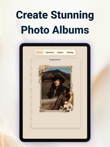 Photo Album Maker: Family Aura iPad screenshot