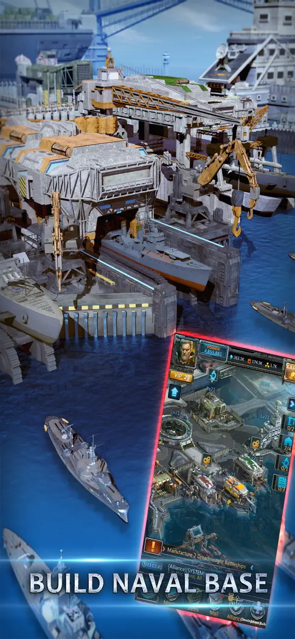 #2. Battle Warship: Naval Empire (iOS) Podle: Magic Prime Group Limited