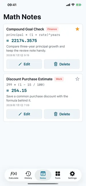 FormulaPad screenshot 3