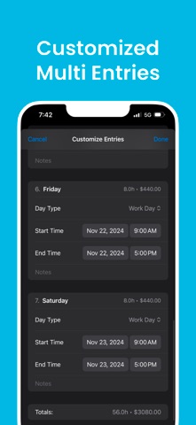 Hours Clocker: AI Punch Time screenshot