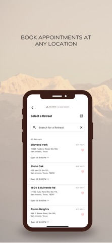Heights Retreat app screenshot