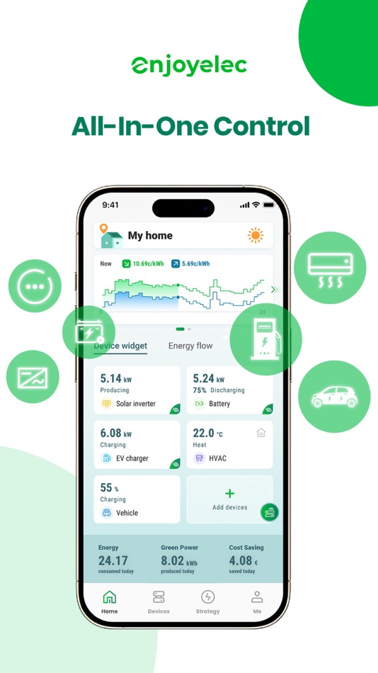 #1. enjoyelec: Home Energy AI (iOS) Podle: enjoyelec Tech Ltd.