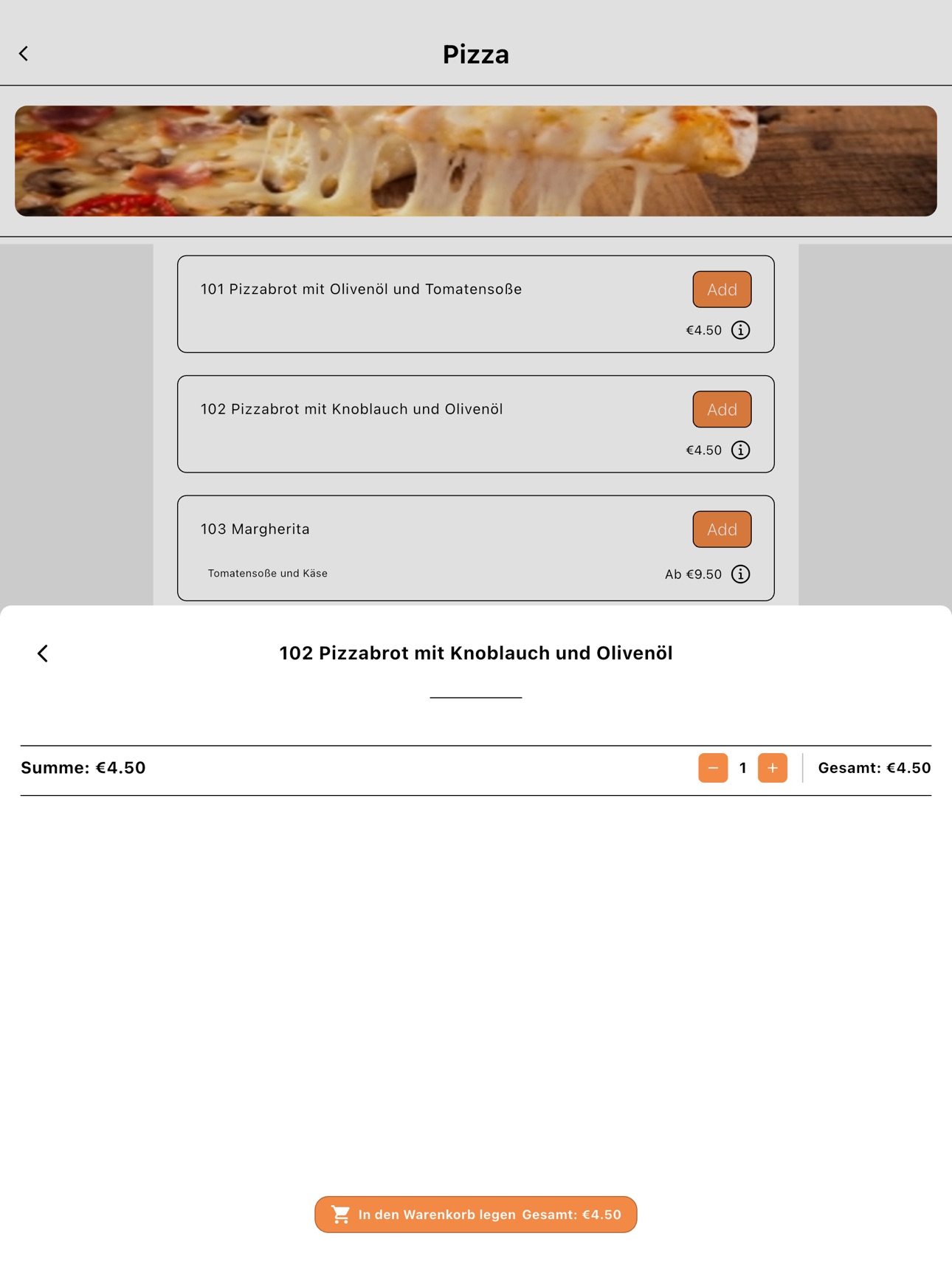 Screenshot 10 of Pizza Central Baienfurt
