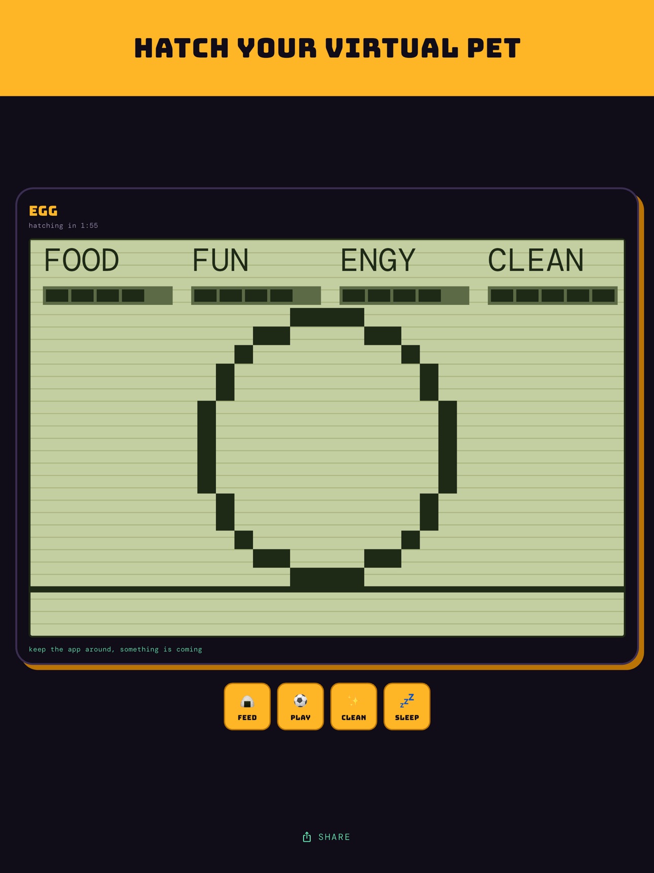 Screenshot 5 of IAT Pet – Retro Virtual Pet