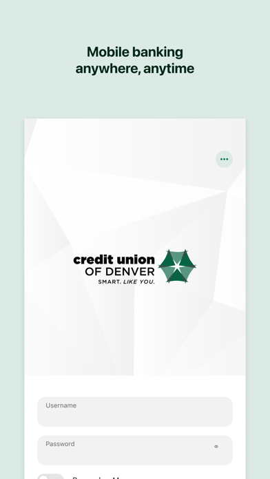 Credit Union of Denver iPhone screenshot 1 - Finance app