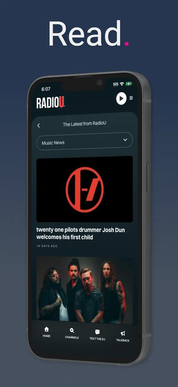 Screenshot #3 pour RadioU - Where Music Is Going