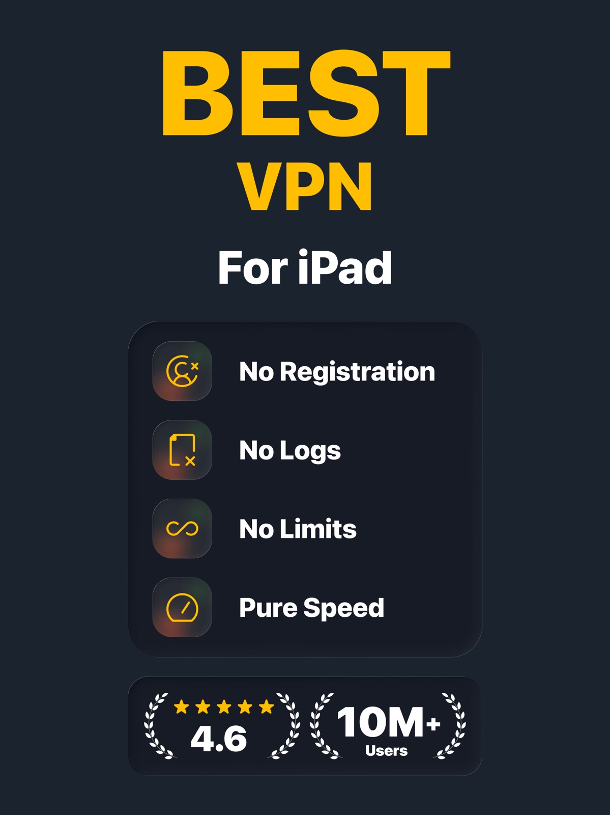 Best VPN : Unlimited VPN Proxy ipad screenshot 1