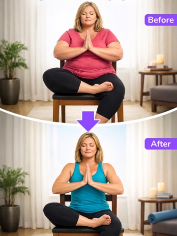 Chair Yoga for Seniors ChairOn iPad screenshot