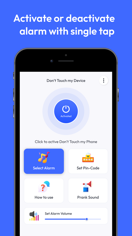 #2. Don't Touch My Phone Alarm (iOS) Podle: MINA SONANI