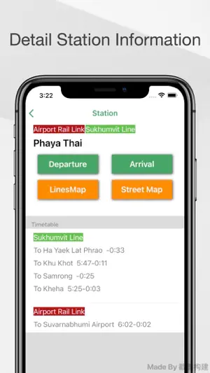 Bangkok Metro Navigation Map screenshot 4