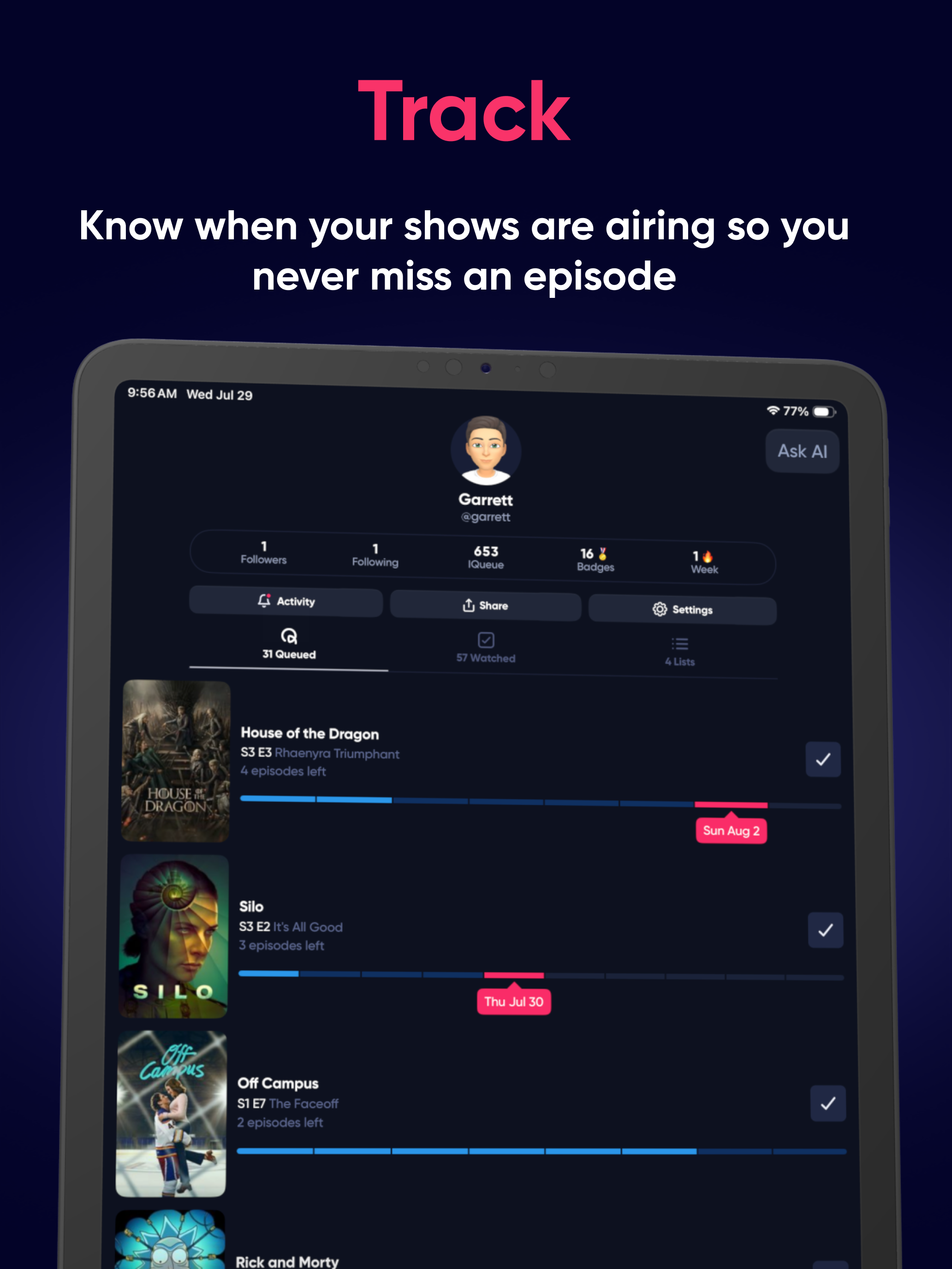 Queue - Find Movies & Shows screenshot 12