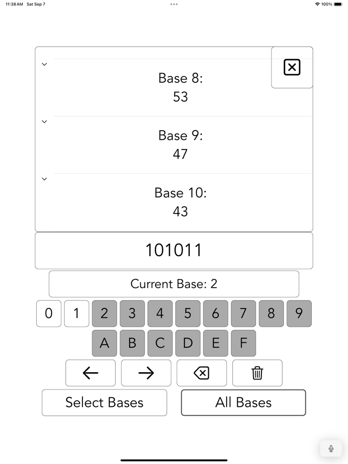 Base to Base Converter
