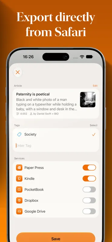 Paper Press: Read Later screenshot 5 of 5