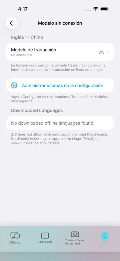 Captura de tela 4 de 4 de Live Lingo - Live Translator