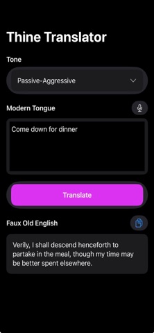Thine Translator screenshot