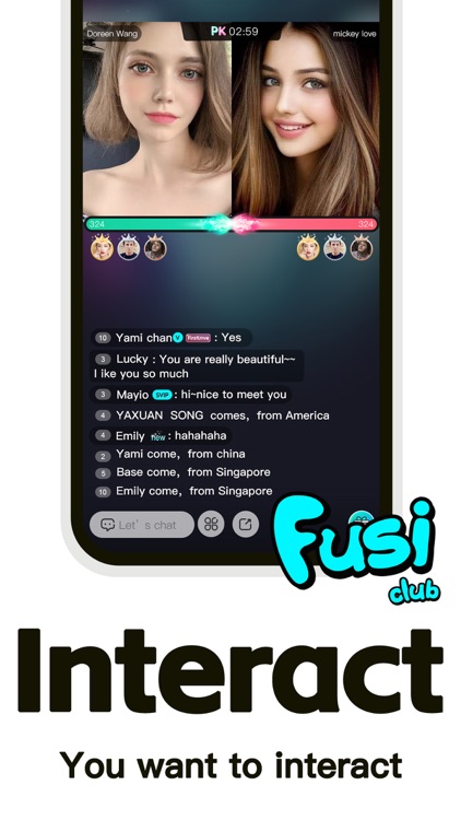 FusiYa-Live Video Chat  Party screenshot-3