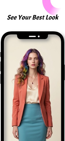Hair Color & Hairstyle try on screenshot