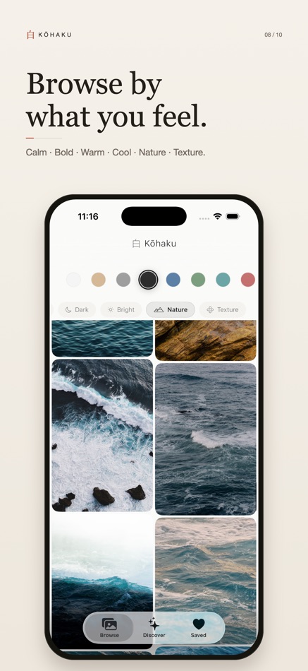 #8. Kōhaku : AI Wallpaper. No Ads (iOS) Por: Aneesh Pradeep