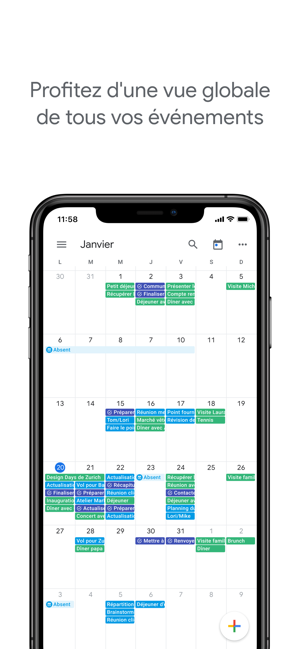 ‎Google Agenda : Organisez-vous Capture d'écran