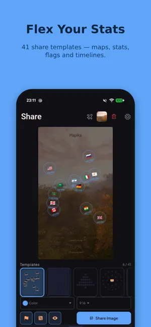 Mapika: Travel Map & Tracker screenshot 3
