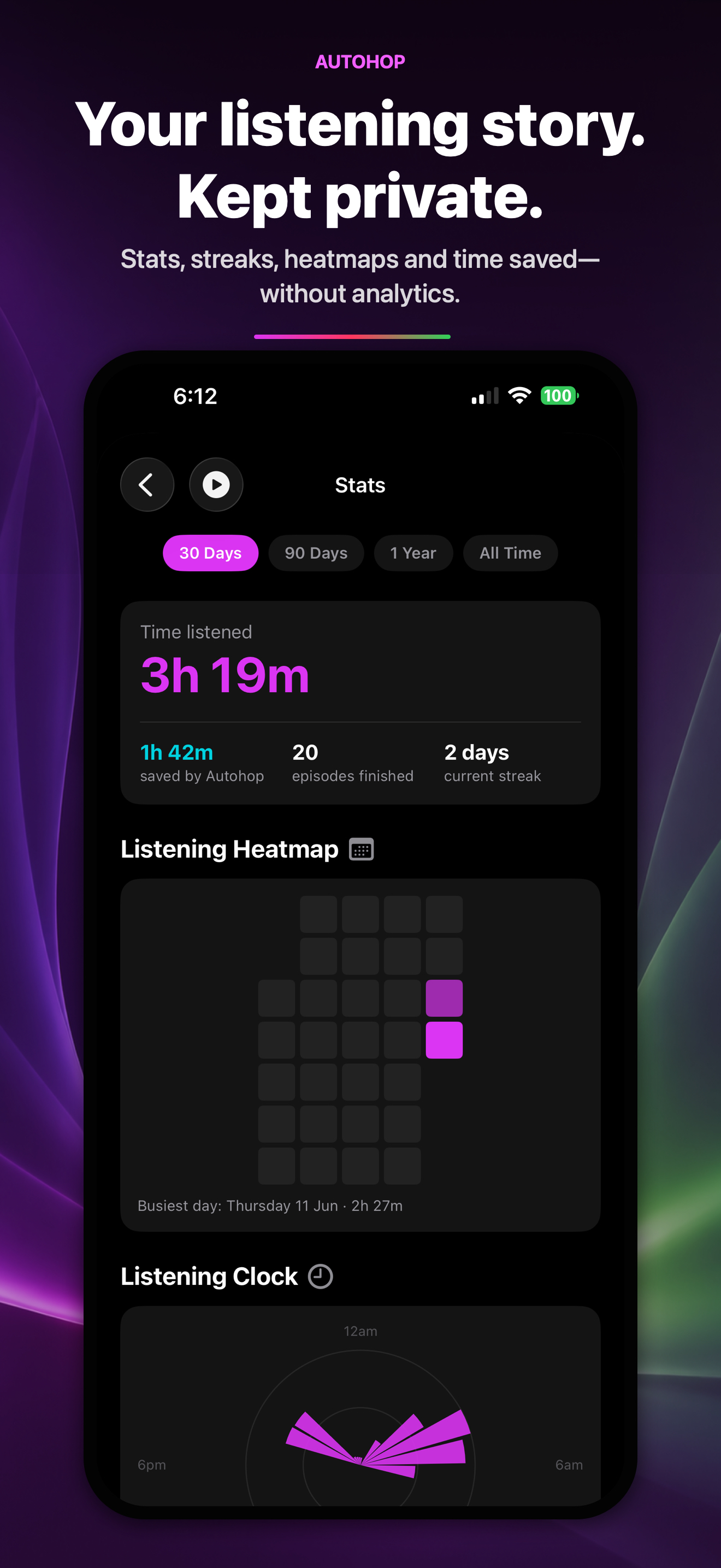 Autohop: Podcast Player screenshot 8